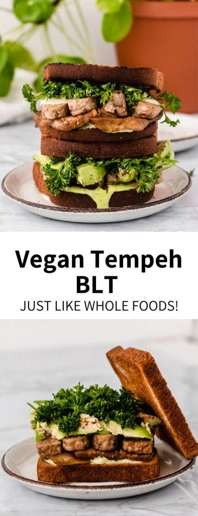 tempeh BLT sandwich pin
