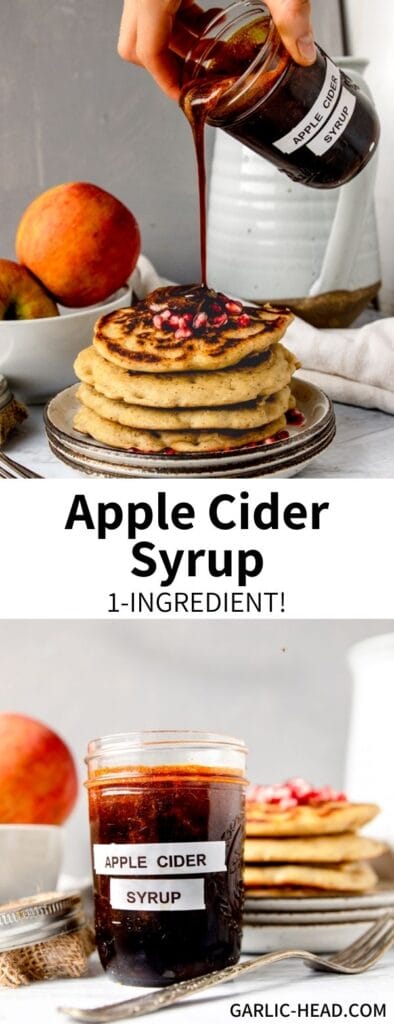 Boil up some cider to make Apple Cider Syrup! This simple recipe requires just one ingredient for a fall-inspired breakfast treat. Pour it over pancakes, add it to oatmeal, swirl into a latte...the possibilities are endless!Â 