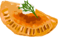 Illustration of a hand-pie