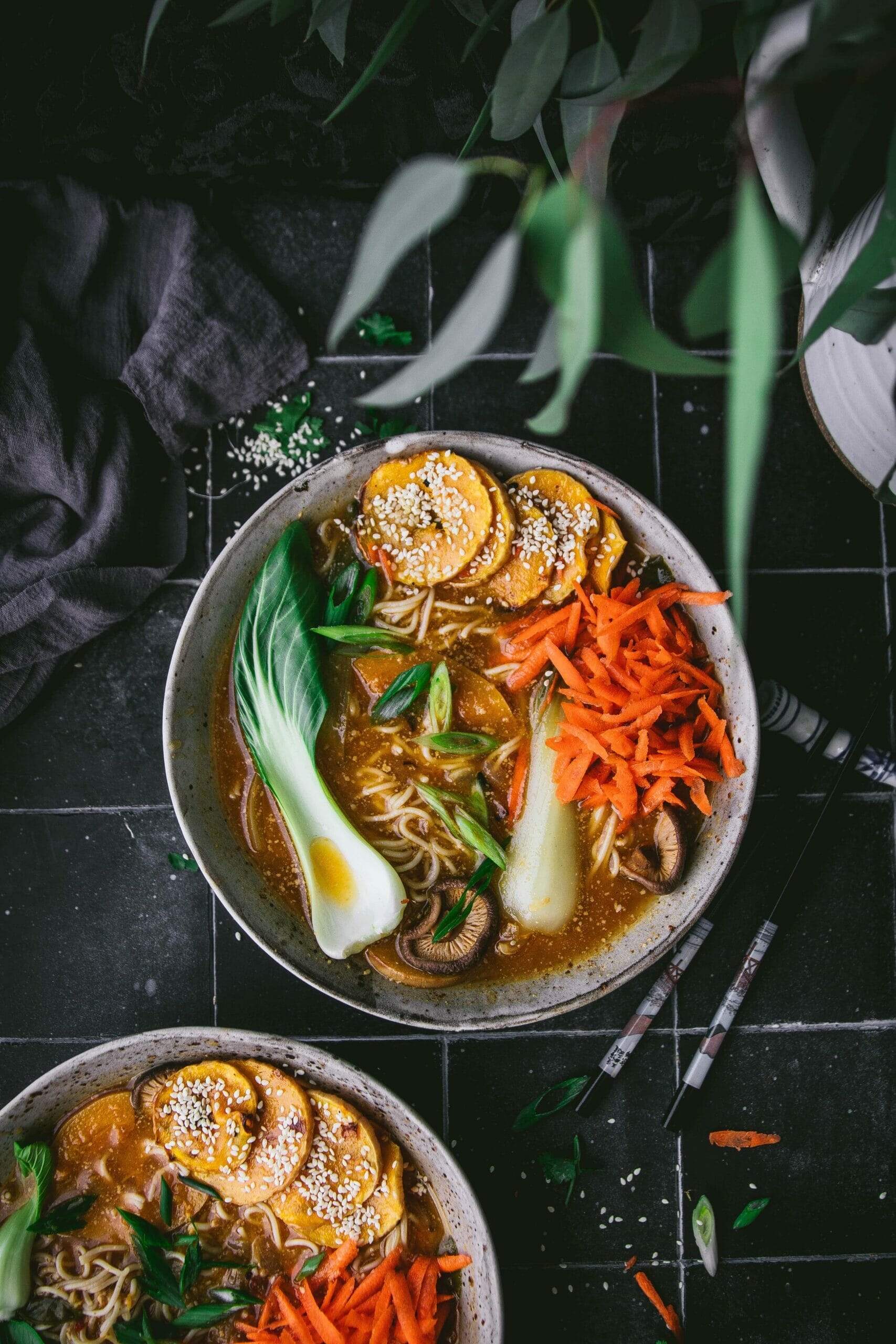 Blossom at tilføje Lim Vegan Sesame Miso Ramen Recipe – Garlic Head