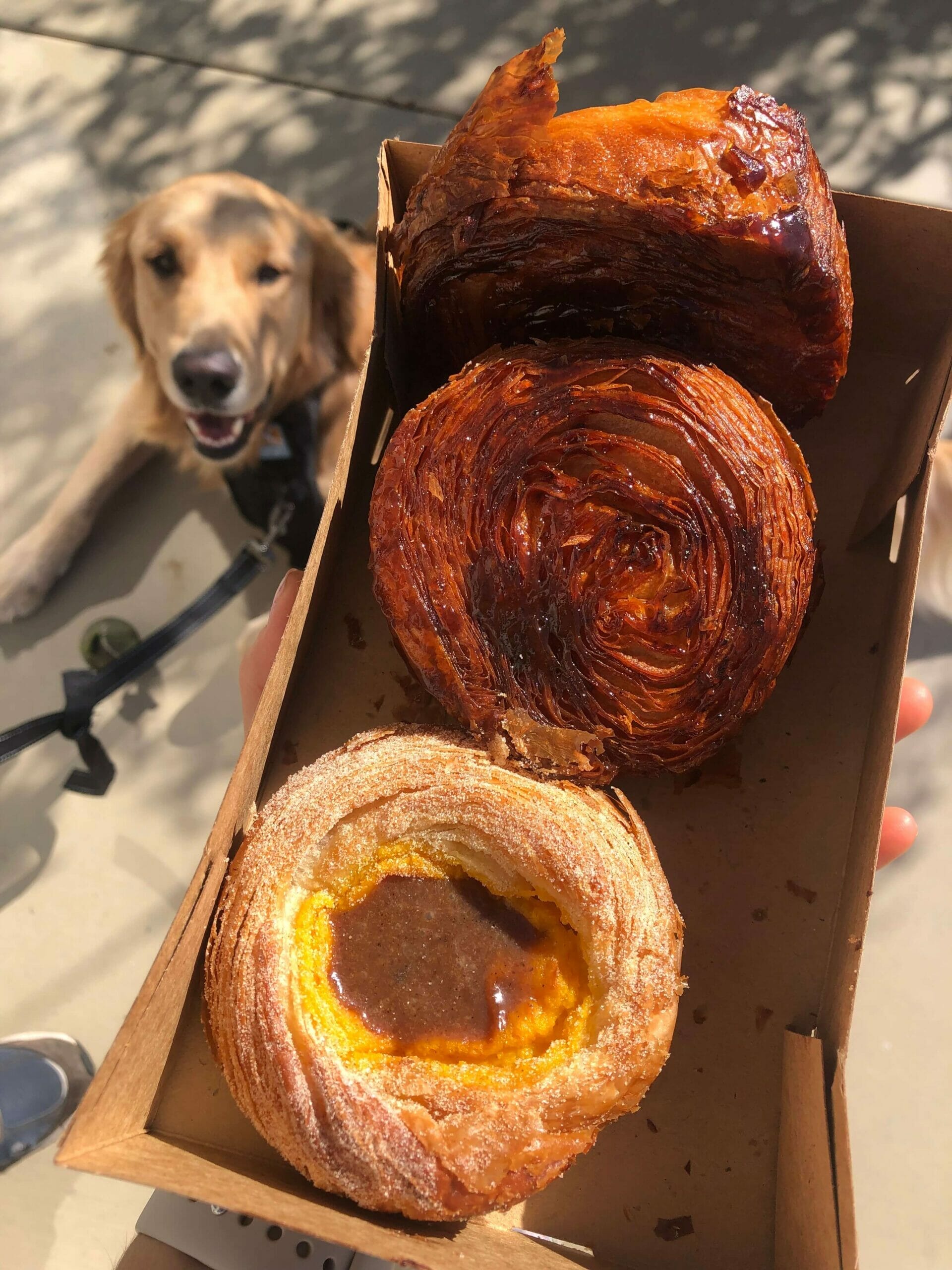 a tray of pastries from Wayfarer in San Diego